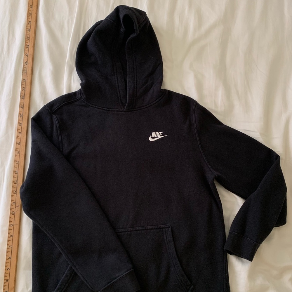 Boys Black Nike Hoodie/Sweatshirt/Pullover
